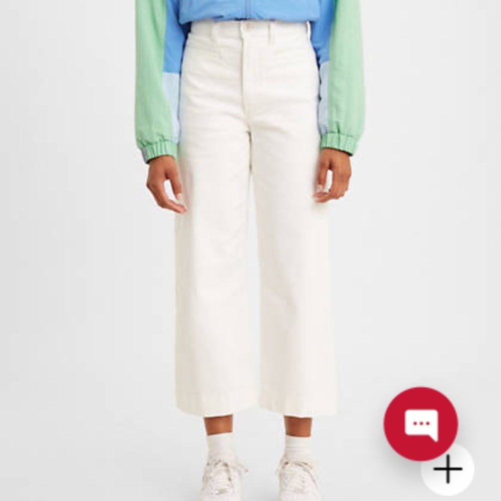 NWT, Levi’s Ribcage wide leg crop, size 25